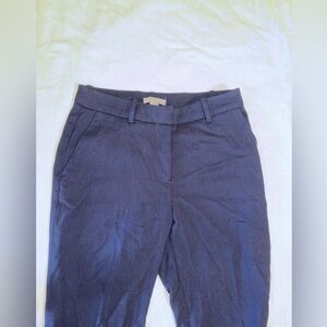 H&M navy slim pants with belt loops. Size 2.